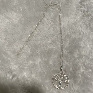 Sterling Silver Family Tree Necklace